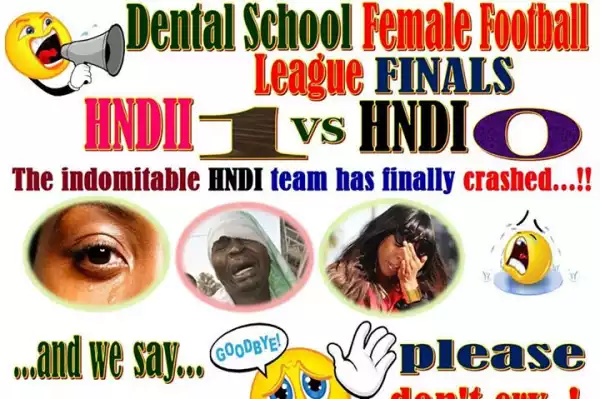 Federal School of Dental Technology and Therapy, Enugu 2014/2015 Post-UTME